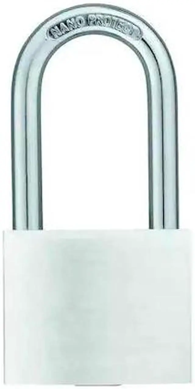 Main image of ZORO SELECT 48JP93 Padlock, Keyed Alike, Long Shackle, Rectangular Aluminum