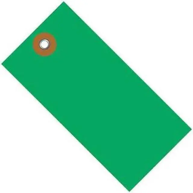 Main image of TYVEK G14021C Tyvek® Shipping Tags, 3 1/4" x 1 5/8", Green, 100/Case