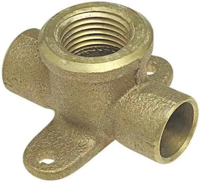Main image of NIBCO 711-5-LF 1/2 Drop Tee,Low-Lead Cast Bronze,C x C x C