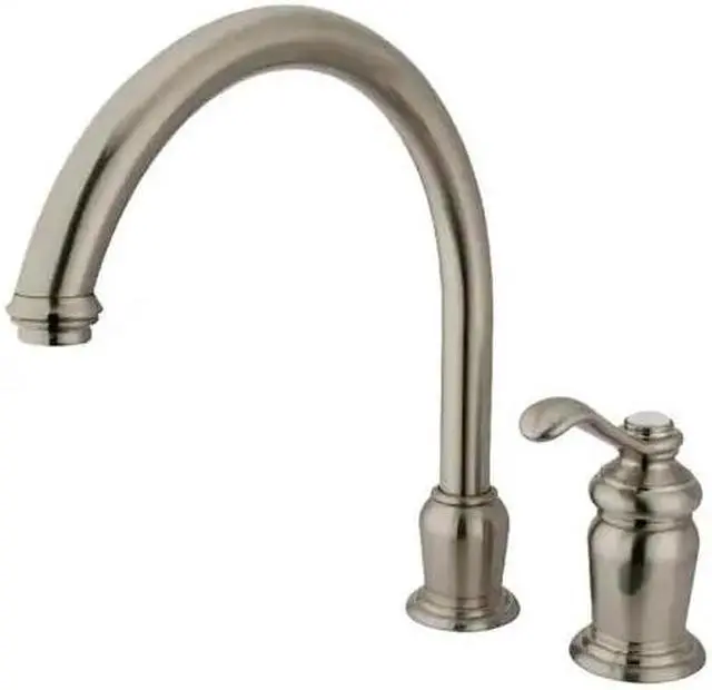 Alt view image 2 of 2 - Kingston Brass Templeton Single Handle High Spout Kitchen Faucet without Brass Sprayer