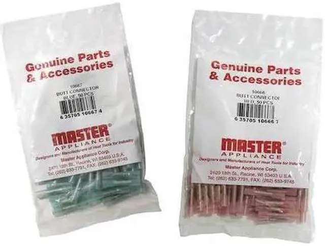 Main image of MASTER APPLIANCE 10671 Blue Stud .250 Female, 14 to 16 AWG,PK50