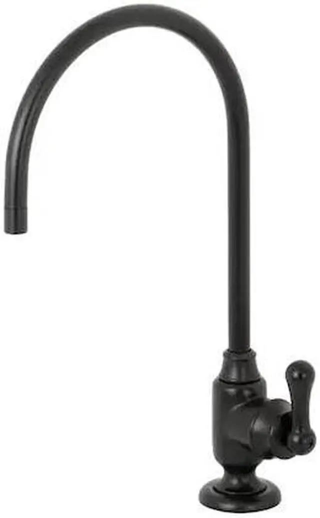 Alt view image 3 of 11 - Kingston Brass KS5190AL Traditional Royale Single-Handle Water Filtration Faucet - Matte Black