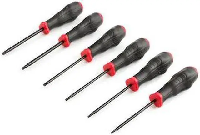 Alt view image 2 of 8 - TEKTON Torx High-Torque Black Oxide Blade Screwdriver Set, 6-Piece (T10-T30) | DHT91006