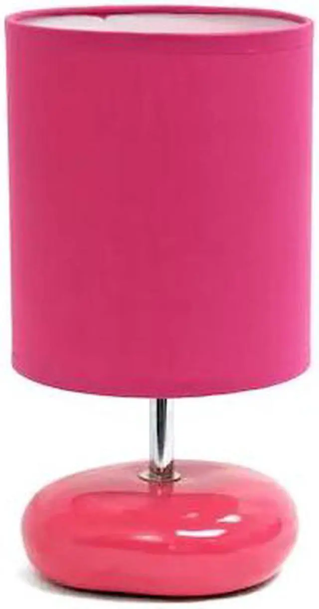 Alt view image 2 of 7 - Simple Designs Stonies Small Stone Look Table Bedside Lamp