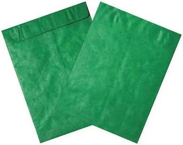 Main image of Tyvek TYC912G 9 x 12 in. Green Envelopes - Case of 100