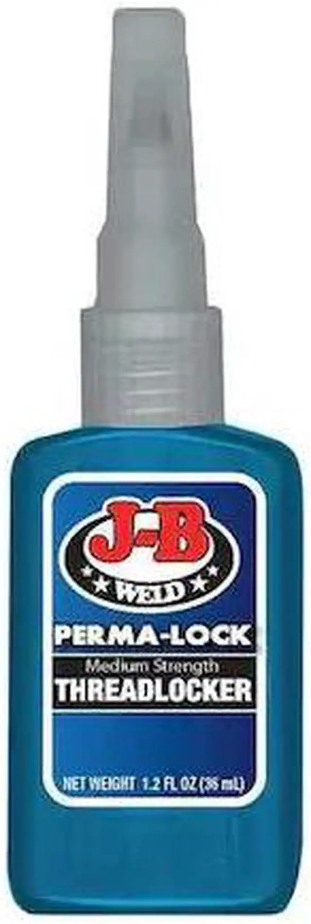Alt view image 2 of 4 - J-B WELD 24236 Threadlocker, J-B WELD Perma-Lock, Blue, Medium, Liquid, 1.22 fl