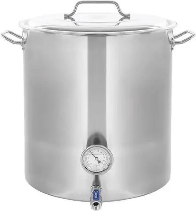Main image of CONCORD S5548S-BK Stainless Steel Home Brew Kettle Set, 120 Quart/ 30 Gal