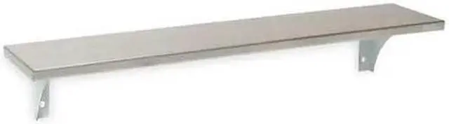 Main image of ZORO SELECT 1ECN6 Utility Shelf,Satin,4-1/2x24x5In