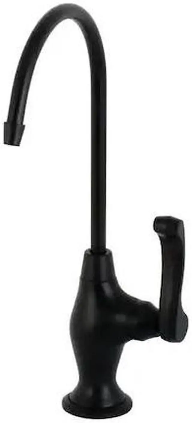 Alt view image 3 of 12 - Kingston Brass KS3190FL Royale Single Handle Water Filtration Faucet, Matte Black