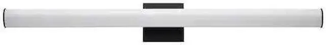 Main image of MAXIM 52104BK Rail 1-Light " Wide Black Vanity Light