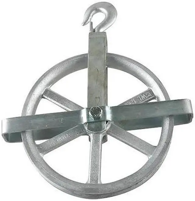 Alt view image 2 of 2 - PEERLESS 5-00-031595- Well Wheel Pulley Block, Fibrous Rope, 1,200 lb Max Load
