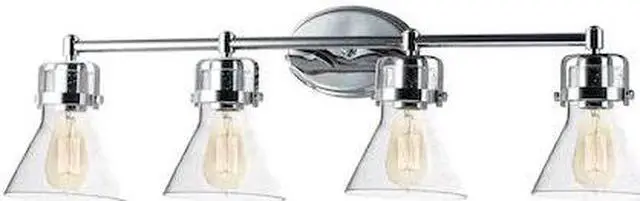 Main image of MAXIM LIGHTING 26114CDPC Seafarer 4-Light 33" Wide Polished Chrome Vanity Light