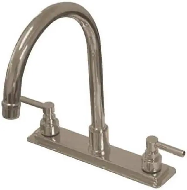 Alt view image 3 of 4 - Kingston Brass KS8798ELLS Kitchen , Faucet, Satin Nickel