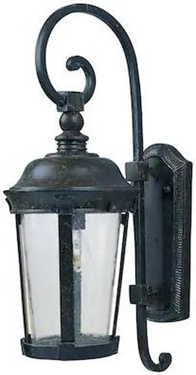 Main image of MAXIM LIGHTING 3023CDBZ Dover DC 1-Light 8" Wide Bronze Outdoor Wall Sconce