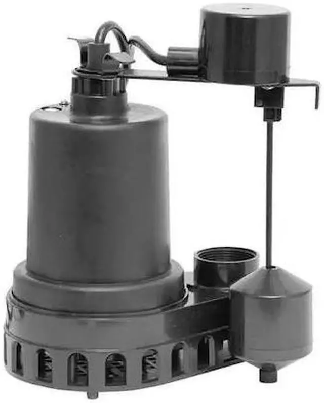 Alt view image 2 of 2 - Dayton Sump Pump, Cast Iron, 1/2 HP 92541