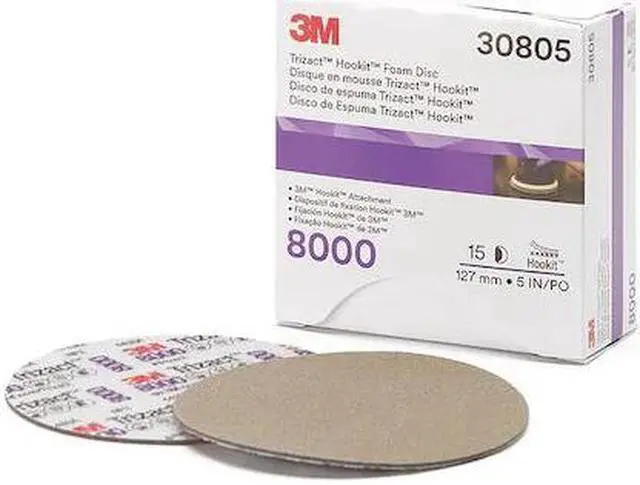 Main image of 3M 30805 Polishing Pad,Foam,5" Size,PK15
