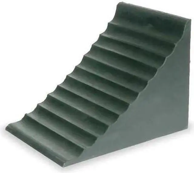 Main image of ZORO SELECT 1GUL2 Wheel Chock,7 1/4 In W x 9 3/8 InH,Black