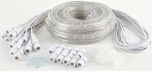 Alt view image 2 of 6 - Grote Flexible Rope Lighting, 50", Clip Mounting, White White  60481