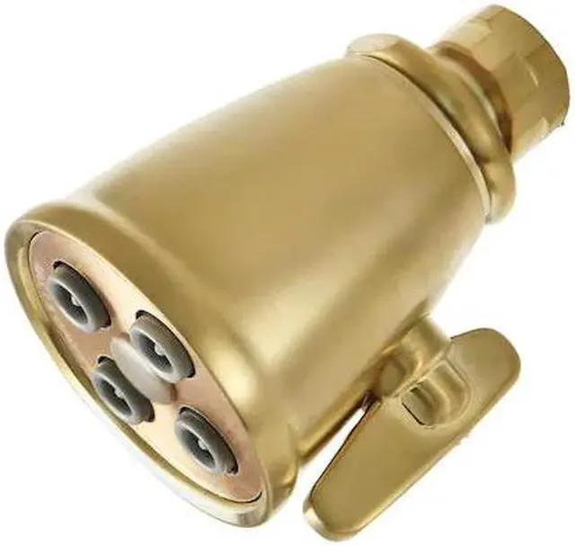 Main image of SHOWERSCAPE K137A7 Shower Head, Brushed Brass, Wall Mount