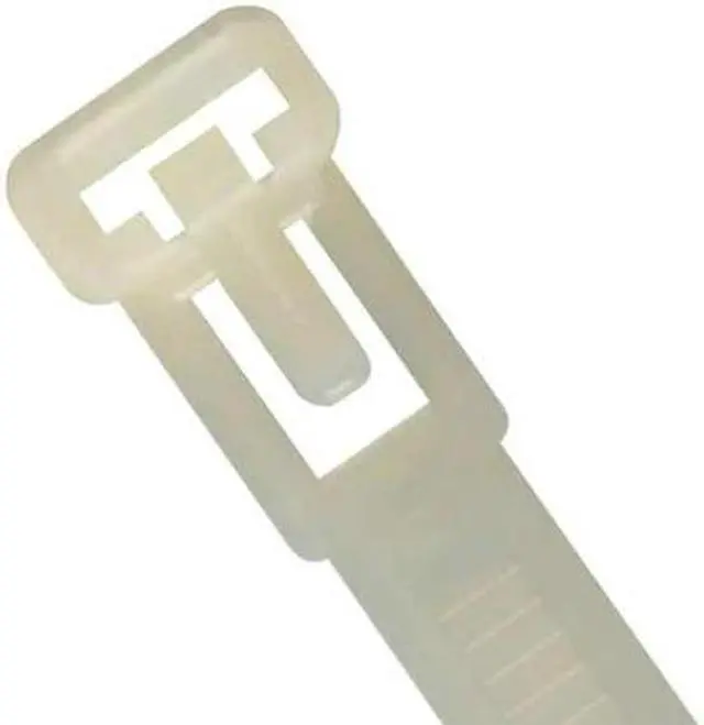Main image of POWER FIRST 36J198 Cable Tie, 8 in L, 1-7/8 in Max Bundle Dia., Natural, Nylon