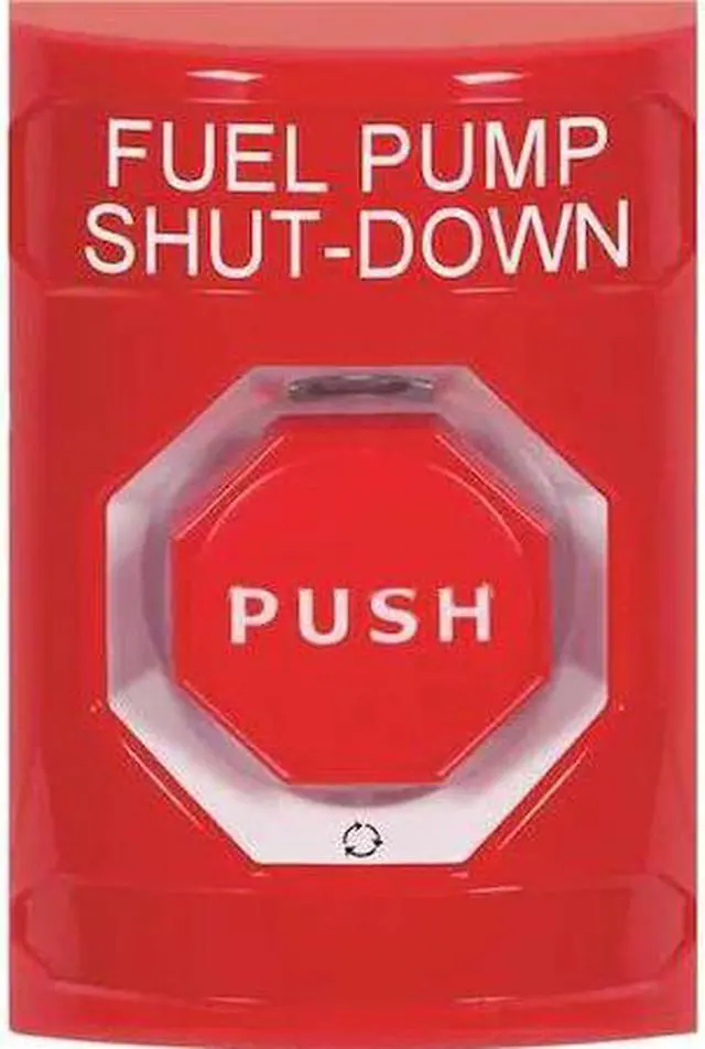 Alt view image 2 of 2 - Safety Technology International Fuel Pump Shutdown Push Button SS2009PS-EN
