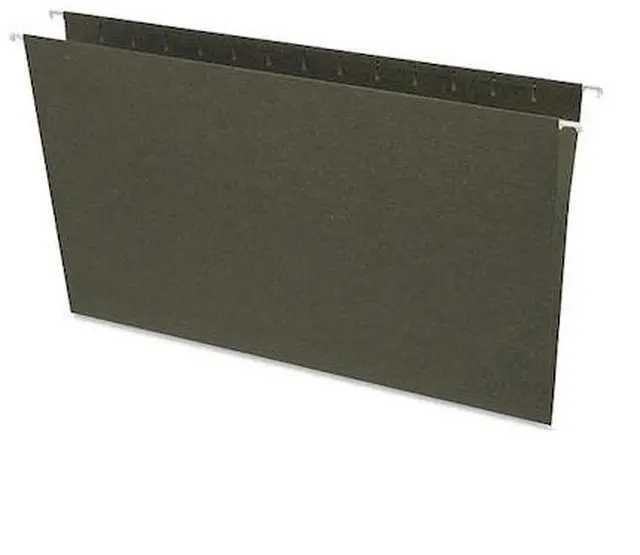Alt view image 3 of 6 - Business Source Hanging Folders w/o Tabs Legal 25/BX Green 26529