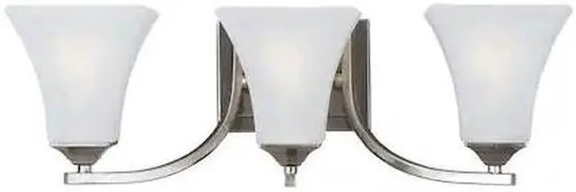 Main image of MAXIM LIGHTING 20100FTSN Aurora 3-Light 21.5" Wide Satin Nickel Vanity Light