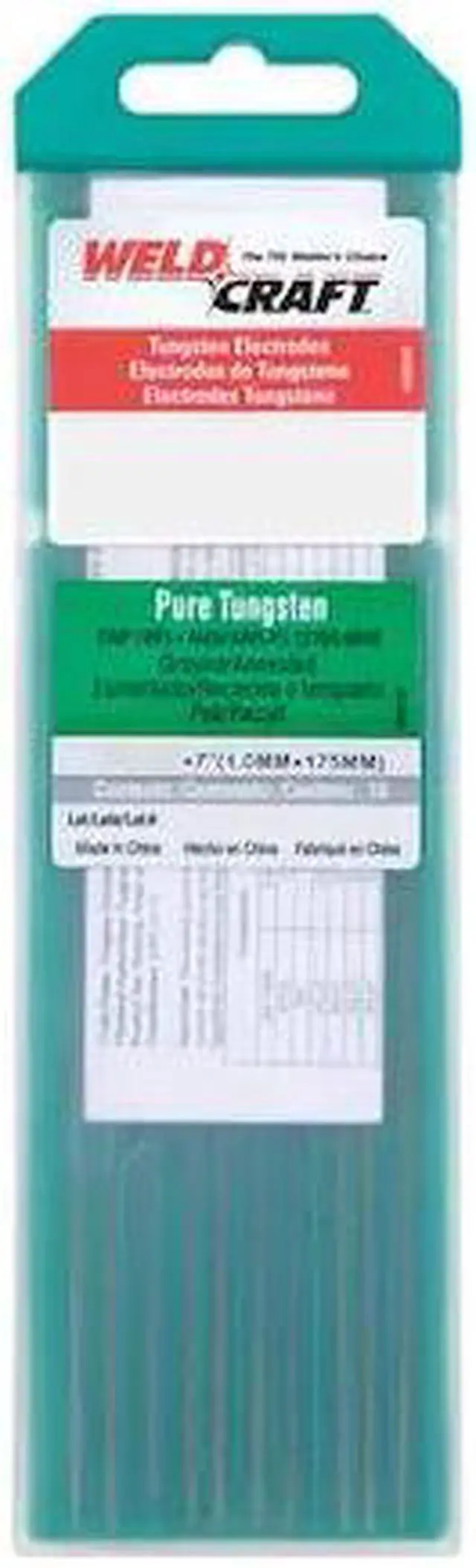 Main image of MILLER ELECTRIC WP116X7 7" Tungsten Electrode 1/16" Dia., Pk10