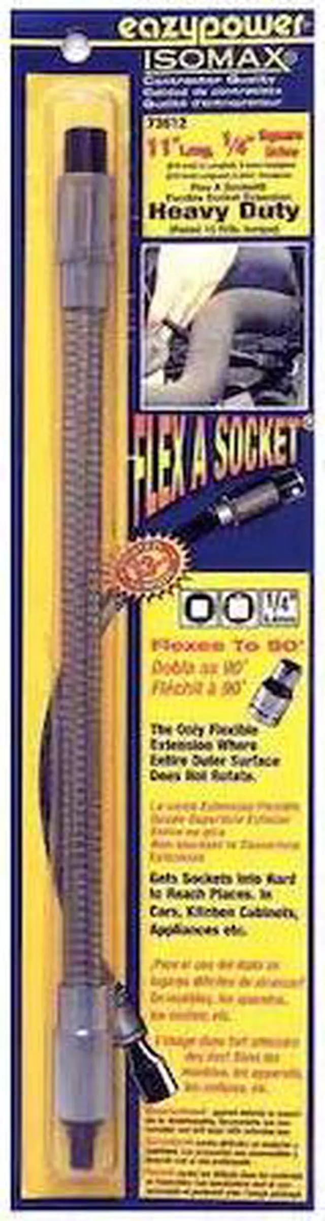 Alt view image 4 of 4 - EAZYPOWER 73612 1 Piece Flexible Extension, 1/4 in Square Shank Size