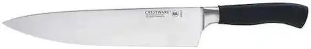 Main image of CRESTWARE KN131 Chef Knife,Straight,10 in. L,Black
