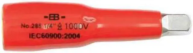 Alt view image 2 of 2 - Wiha Tools 2" Socket Extension with 1/4" Drive Size and Chrome Finish 12854