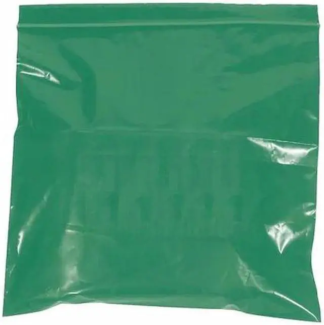 Main image of PARTNERS BRAND PB3615G 6" x 9" Reclosable Poly Bags, 2 mil, Green, PK 1000