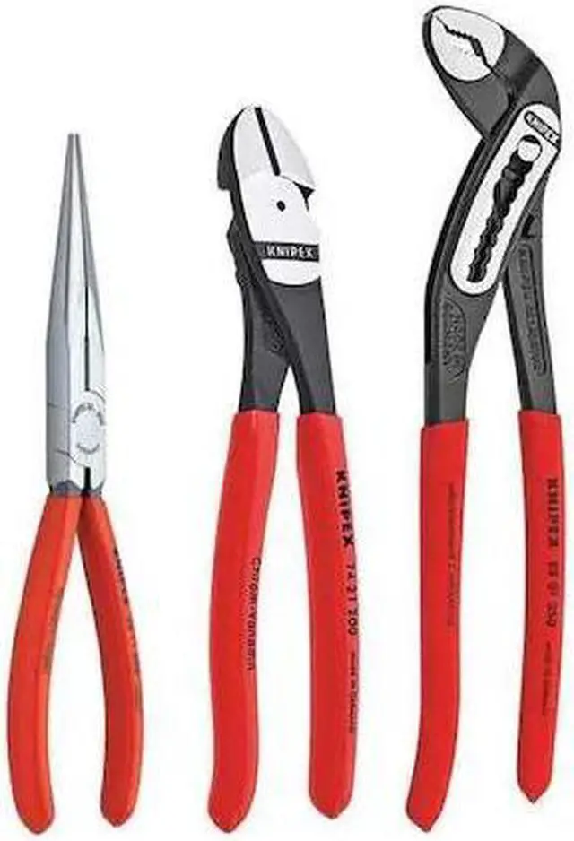 Alt view image 3 of 3 - Water Pump Plier Set, 8, 10, 8 In, 3 Pc