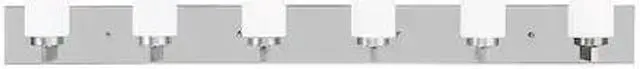 Alt view image 2 of 2 - Livex Lighting 16376-91 West Lake 6-Light Bath Light, Brushed Nickel