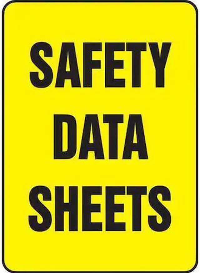 Main image of ACCUFORM MCHM517VA Safety Data Sheets Safety Sign, 14 in Height, 10 in Width,