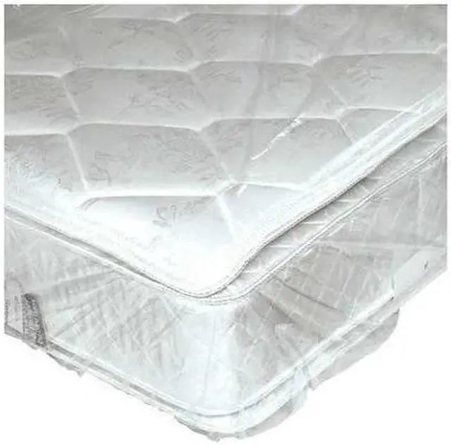 Main image of PARTNERS BRAND PMB4684 Flat Mattress Bags, 46" x 84", 1.10 mil, Clear