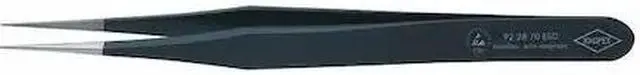 Alt view image 3 of 3 - Knipex 92-28-70-ESD ESD Precision Tweezers straight fine tip