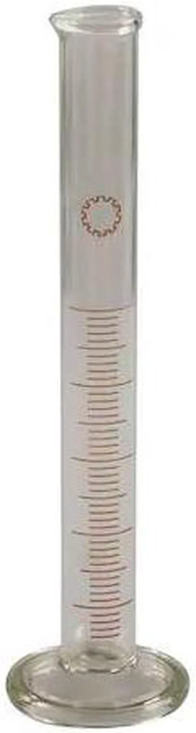 Main image of ZORO SELECT 5YHY1 Graduated Cylinder, 100mL, Glass, Clr, PK12 (Formerly Lab