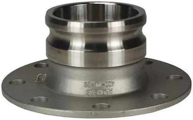 Main image of DIXON 400-AL-SS 4" Male Adapter x 150 lb. Flange SS Flange Adapter