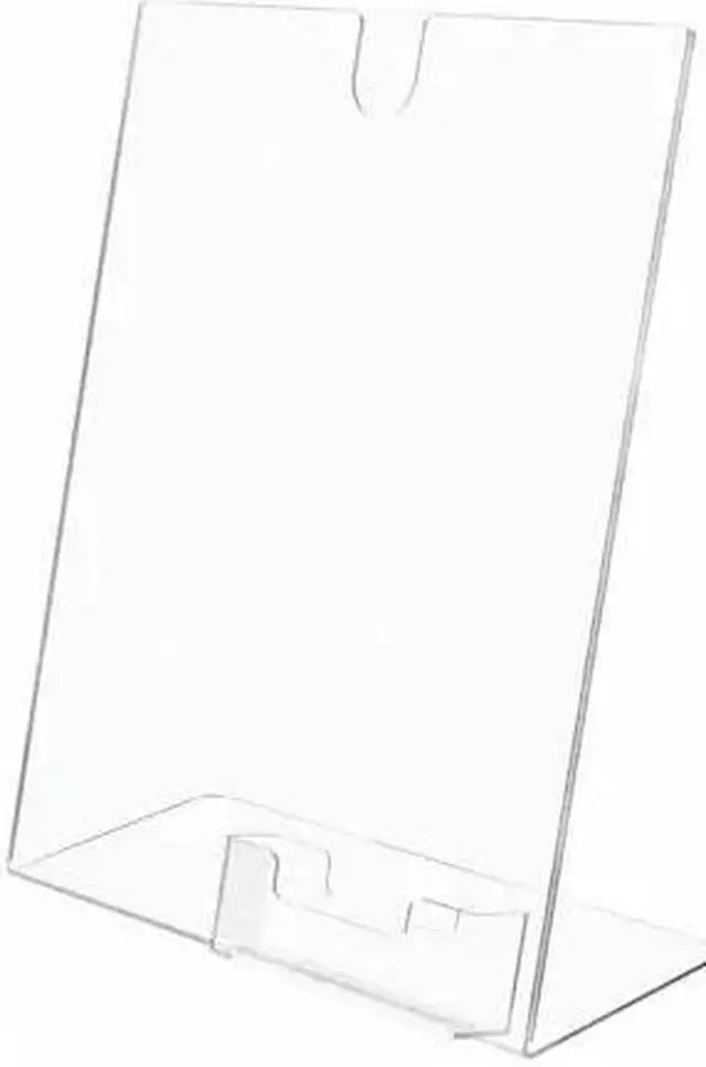 Alt view image 2 of 8 - DEFLECTO 590601GR Sign and Business Card Holder,8-1/2x11