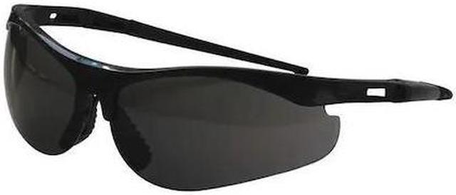 Alt view image 2 of 2 - CONDOR 30ZC64 Safety Glasses, Wraparound Smoke Polycarbonate Lens,
