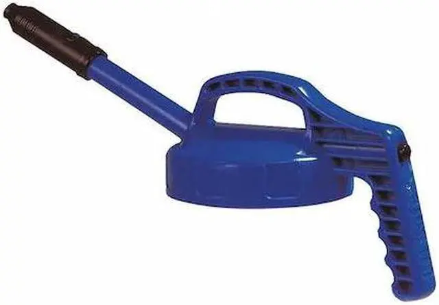 Alt view image 2 of 2 - OIL SAFE 100302 Stretch Spout Lid,w/0.5 In Outlet,Blue
