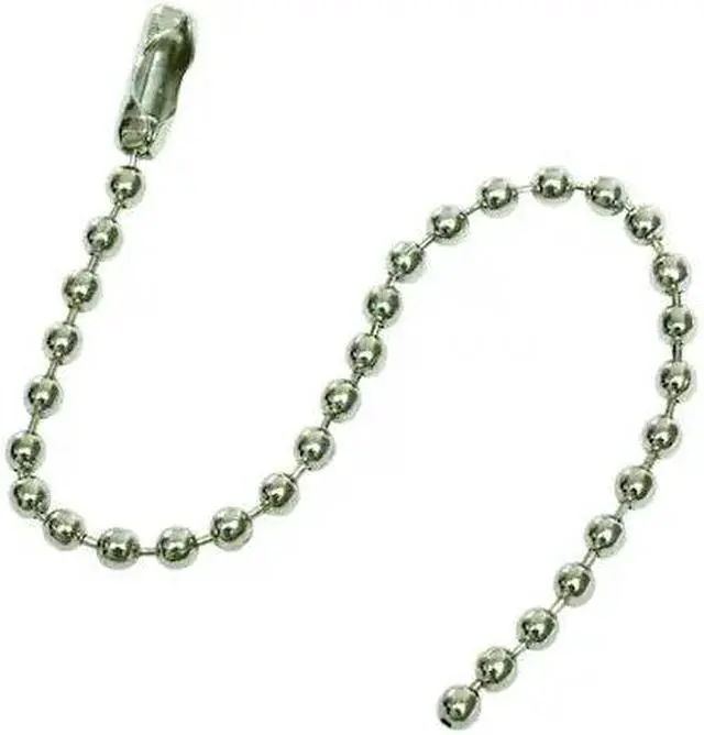 Main image of ZORO SELECT 2YB23 Beaded Chain,Np,4-1/2 In,PK100