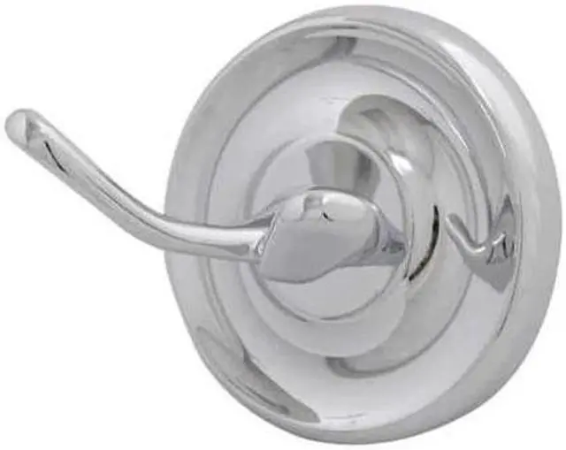 Main image of Taymor Bathroom Hook,2 Hook,2-1/2In D,Chrome HAWA 04-7902