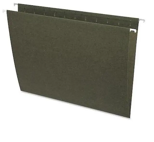 Alt view image 6 of 11 - Business Source Hanging Folders w/o Tabs Letter 25/BX Green 26528