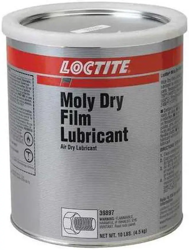 Main image of LOCTITE 233503 Dry Film Lubricant, 10 lb., Can, Molybdenum, Black