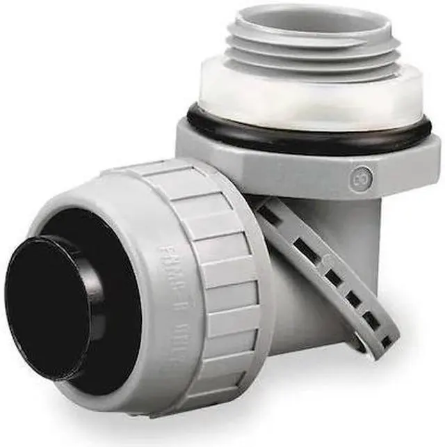 Alt view image 2 of 7 - HUBBELL WIRING DEVICE-KELLEMS PS0509NGY Conduit Fitting Connector, 1/2 in,