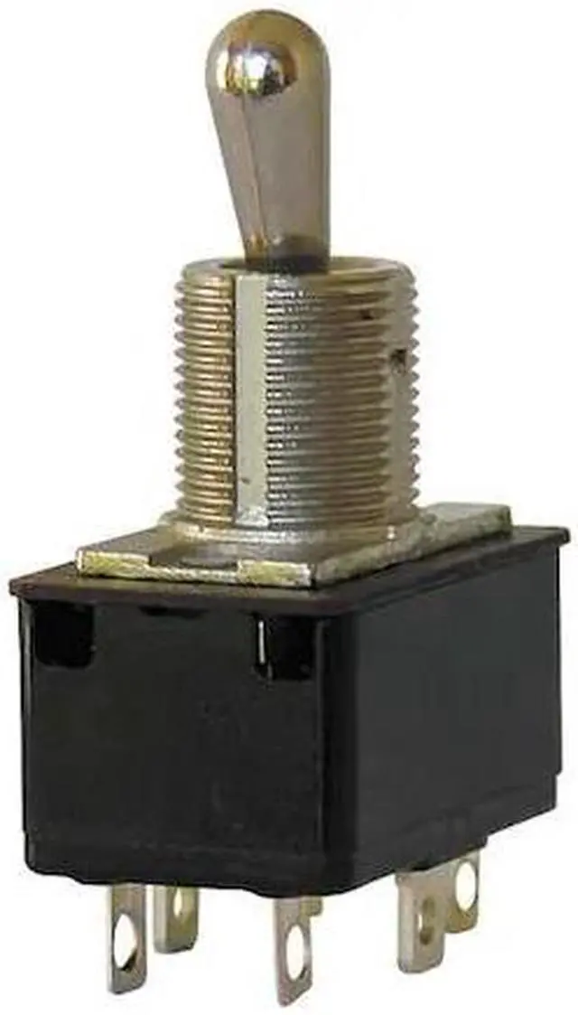 Main image of EATON 7503K15 Toggle Switch,SPDT,10A at 250V,QuikConnct