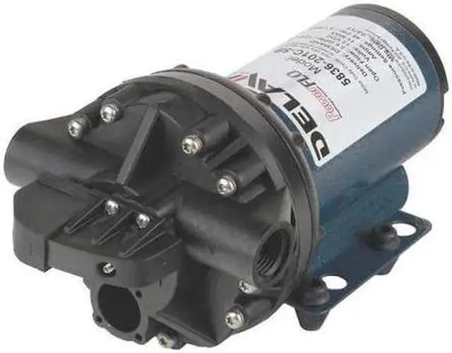 Main image of DELAVAN FLUID POWER 5836-201C-SB Diaphragm Pump, Polypropylene, Santoprene,