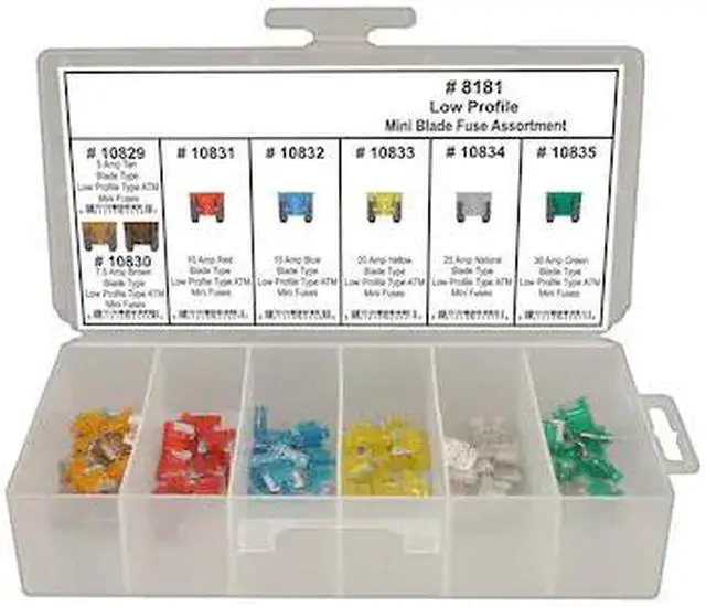 Main image of DISCO 8181 Mini Blade Fuse Assortment,95 PCS